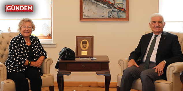 İmren Aykut’tan Başkan Gürün’e Ziyaret