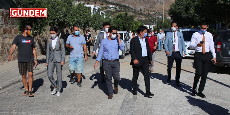 Başkan Aras Birim Müdürleriyle Yine Sahadaydı