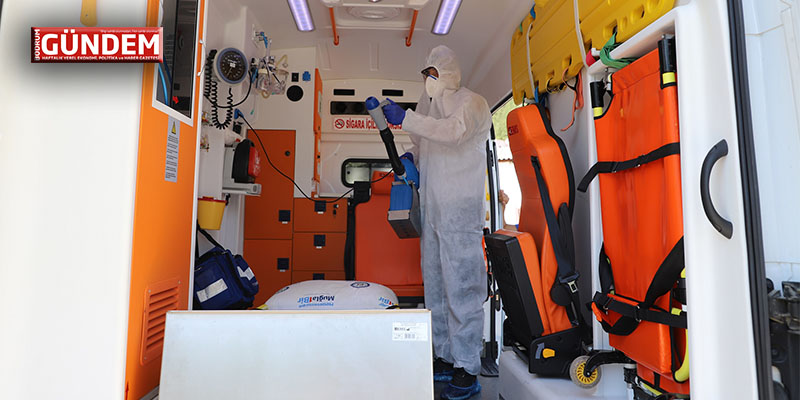 Büyükşehir, Hasta Nakil Ambulanslarında Hijyeni Arttırdı