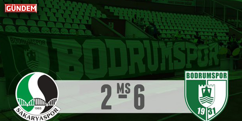 Bodrumspor’dan Deplasmanda Gol Yağmuru 6-2