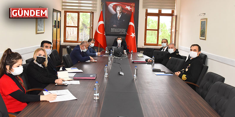 Vali Orhan Tavlı Başkanlığında Pandemiyle Mücadele Toplantısı Gerçekleştirildi