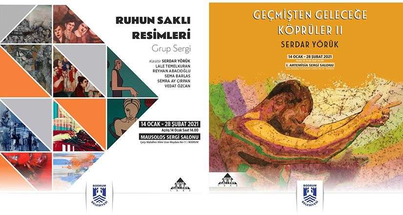 Bodrum’da aynı günde iki sergi açılışı