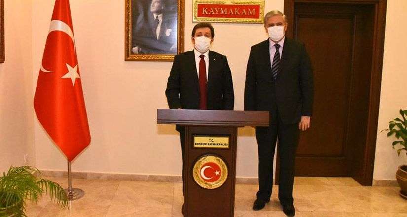 Vali Orhan Tavlı ilçe ziyaretlerine Bodrum’da devam ediyor