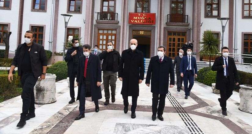Ak Parti Genel Başkan Vekili ve Genel Başkan Yardımcısı Muğla Valiliğini ziyaret etti