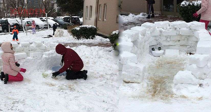 İstanbul’dan kar manzaraları 