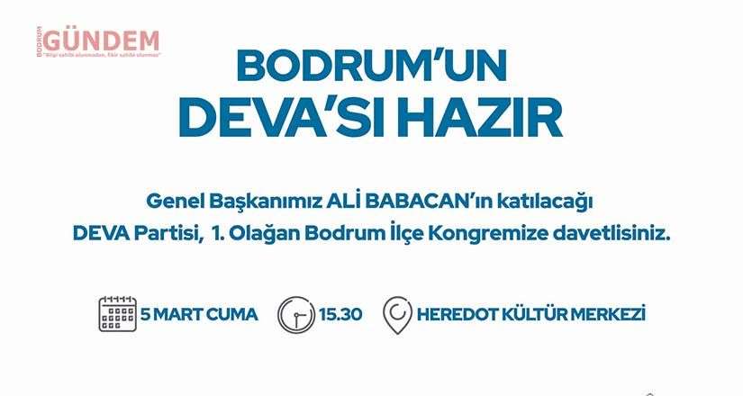 Bodrum’un devası olmak boynumuzun borcudur
