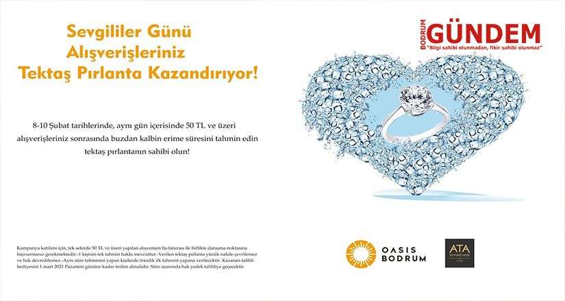 Oasis’te Sevgililer Günü alışverişleriniz tektaş yüzük kazandırıyor
