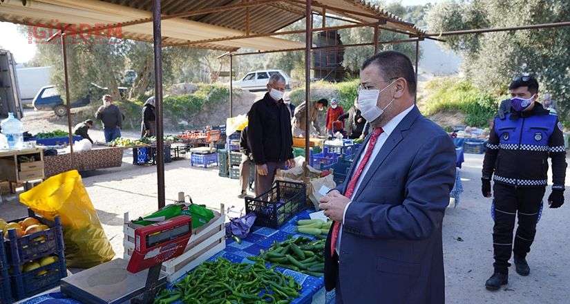 Başkan Tokat Beçin ve Boğaziçi pazarlarını inceledi