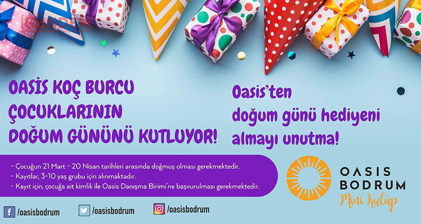 Minik ziyaretçilerin doğum günü hediyelerle kutlanıyor