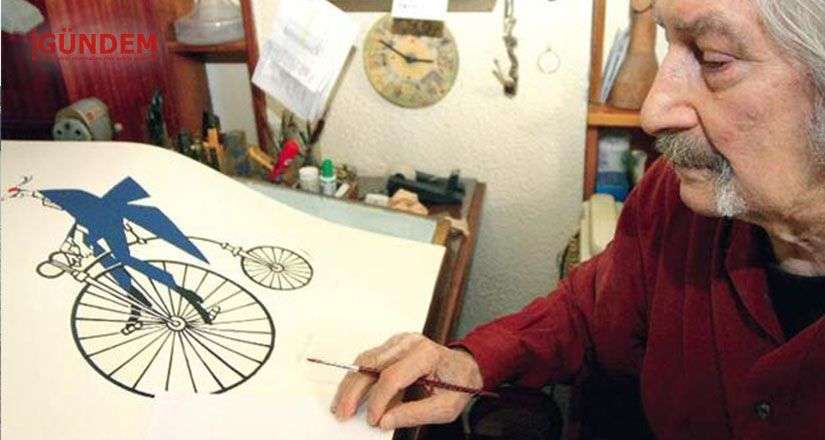 2022 Uluslararası Turhan Selçuk Karikatür Yarışmasının Jüri Başkanı Yılmaz Büyükerşen