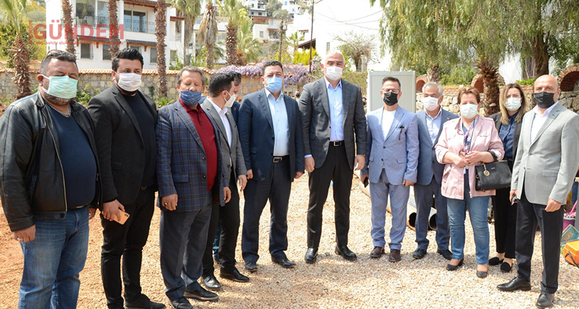 Çalışmaları yerinde inceledi
