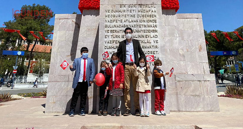 Deva partisi Muğla İl yönetim kurulu 23 Nisan’da makamlarını çocuklara bıraktı