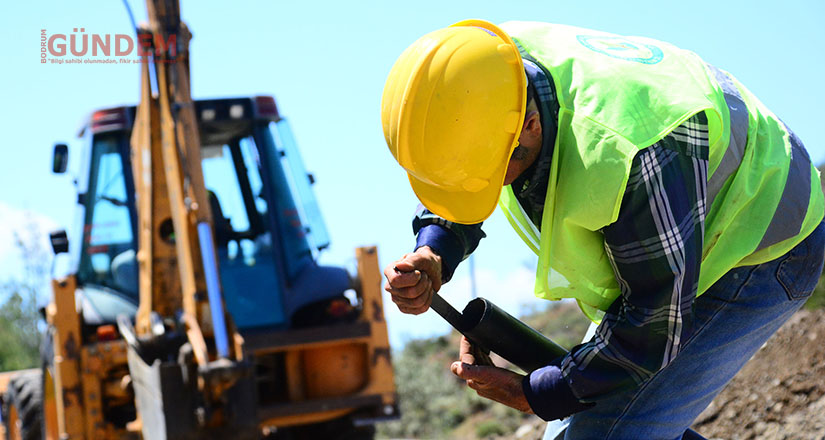 Toprağın altında 395 kilometrelik çalışma yapıldı
