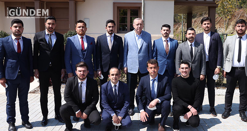 Cumhurbaşkanı Erdoğan Muğla’nın Gençlik Kolları buluştu