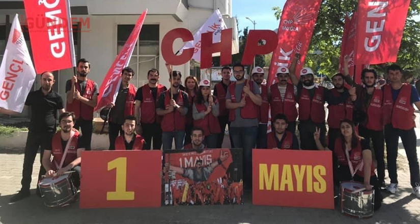 Muğla CHP  Gençlik Kolları 1 Mayıs Bildirisi