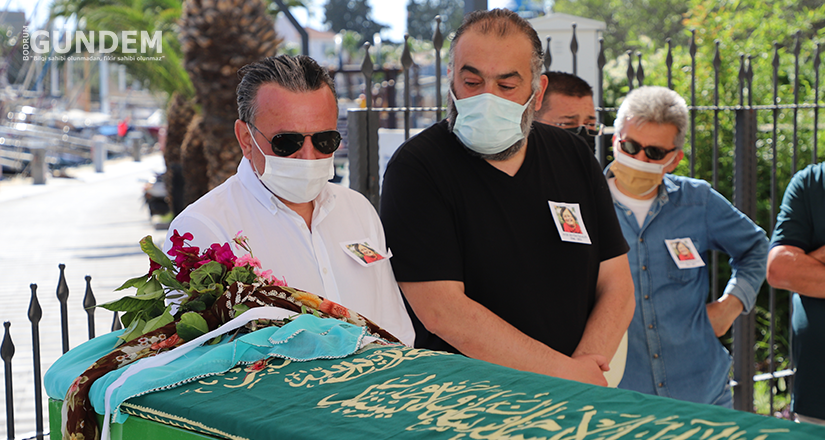 Bodrumlu Emekli Öğretmen Sevim Özalın toprağa verildi