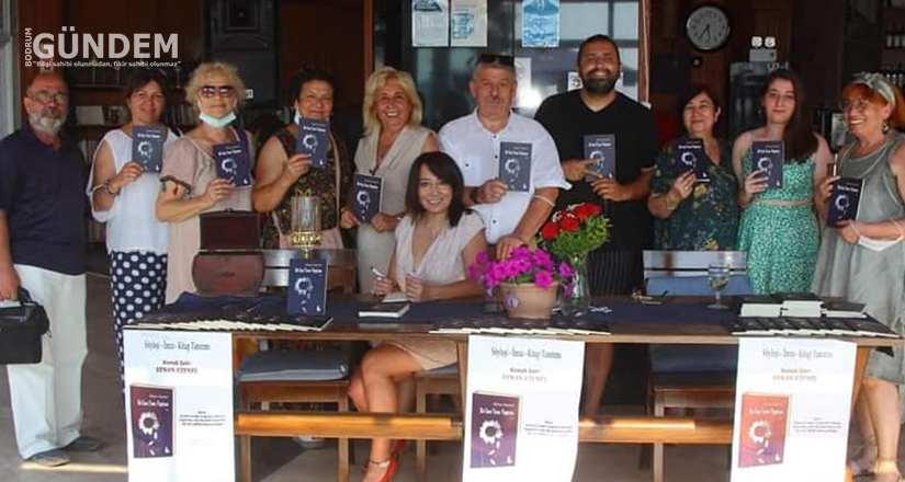 Efnan Ezenel’i imza gününden dostları yalnız bırakmadı