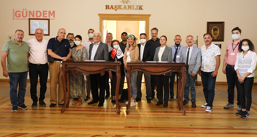 İmzalar kaliteli ve marka zeytinyağı için atıldı