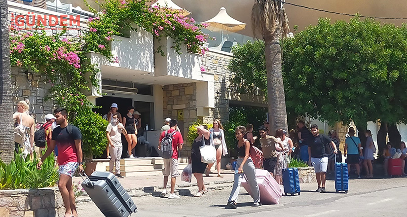 Bodrum’daki Oteller ve evler güvenlik nedeniyle boşaltılıyor