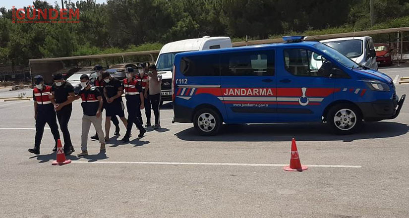 İnşaat demiri çalan şahıslar yakalandı