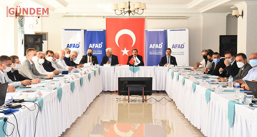 Afetlere yardım ve değerlendirme toplantısı düzenlendi