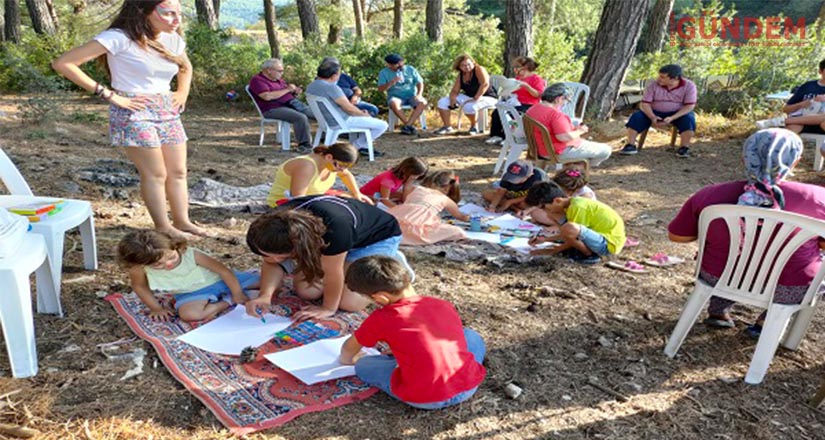 İkizköy-Akbelen Orman Nöbetinde Çocuk Şenliği