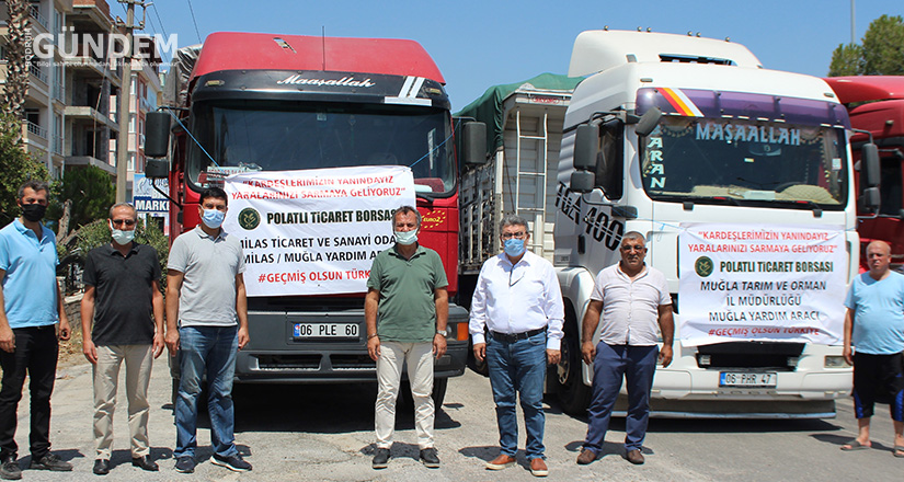 MİTSO’ya birer kamyon un ve hayvan yemi desteği