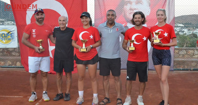 Zafer Kupası Tenis turnuvası gerçekleşti