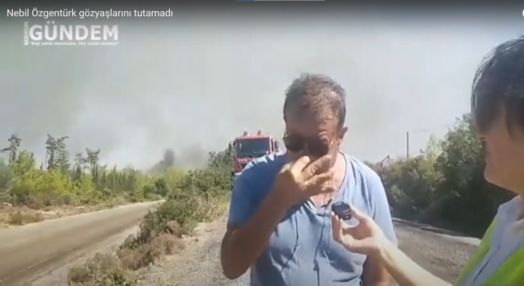 Nebil Özgentürk gözyaşlarını tutamadı