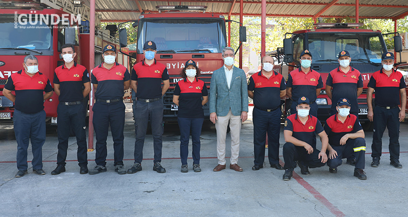 Başkan Oktay’dan İtfaiyecilere teşekkür
