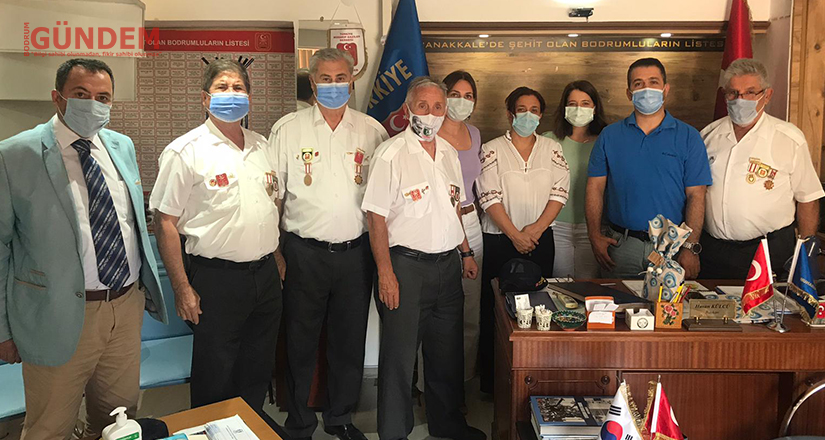 Bodrum Denetimli Serbestlik Müdürlüğünden Muharip Gaziler Derneği ziyareti