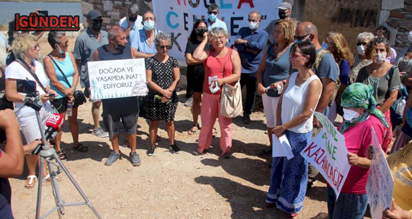 Milas’a bağlı Boğaziçi’nde yapılacak Ağaoğlu projesine İtiraz ettiler