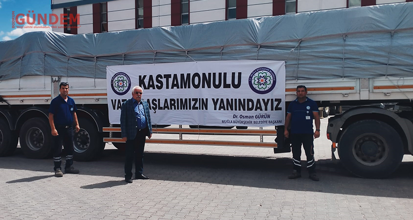 Muğla, Kastamonu’ya desteğe devam ediyor