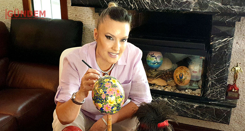 Devekuşu yumurtasının sanat eserine doğru yolculuğu