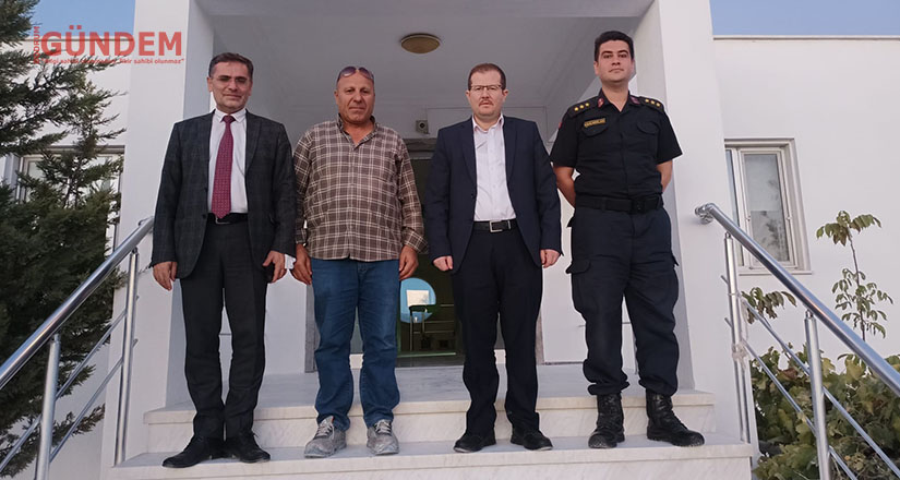 Yangınlarda destek sağlayanlara teşekkür ziyareti