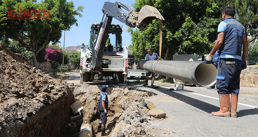 Fethiye altyapı projelerinde çalışmalar hızla ilerliyor