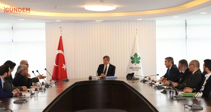 Gelecek Partisi il başkanlarıyla tek tek görüşüyor