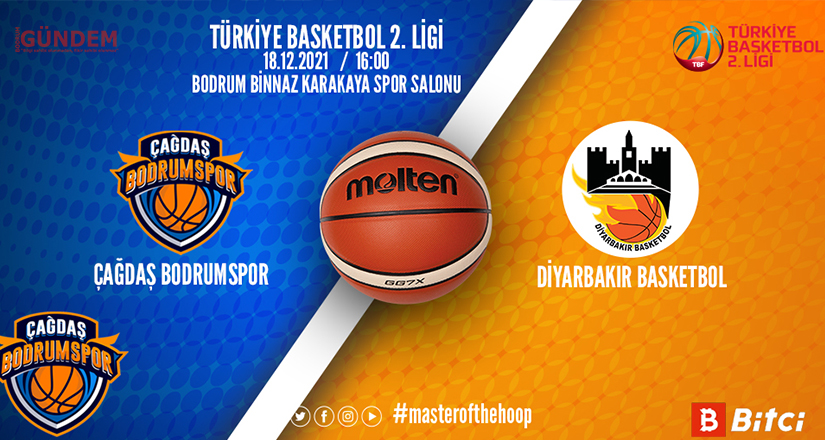 Çağdaş Bodrum Diyarbakır Basketbol ile karşılaşacak