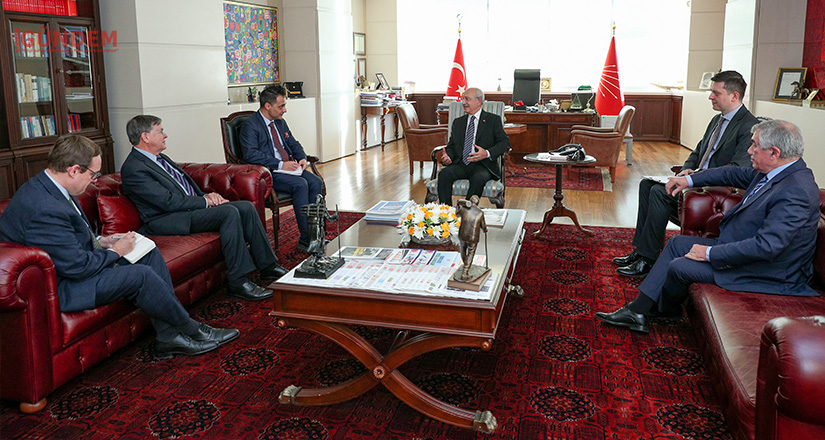 Kılıçdaroğlu, ABD Büyükelçisi Satterfield’ı kabul etti