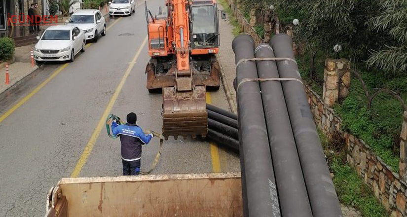 Bodrum’da 6 bin metrelik içme suyu çalışması başlatıldı