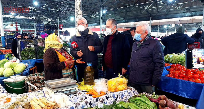 CHP Muğla Milletvekili Suat Özcan ile Bodrum Pazarı 28 Ocak 2022