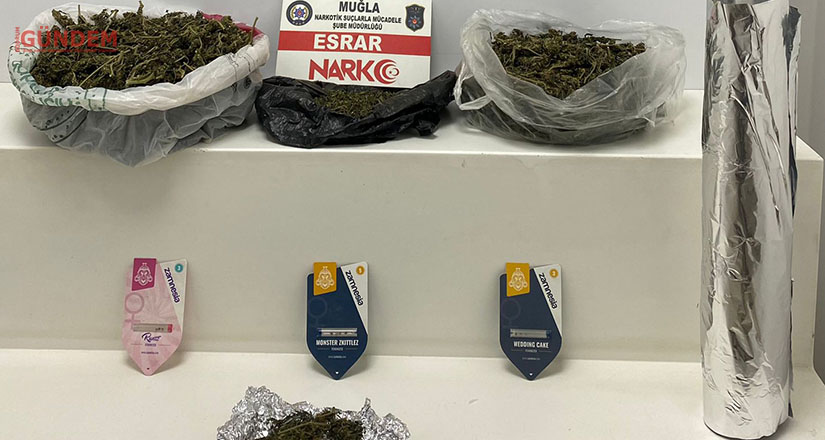 Muğla’da uyuşturucu operasyonu
