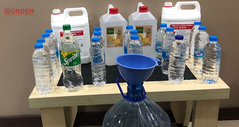 Sahte Alkol Üreticisi Marmaris’te yakalandı