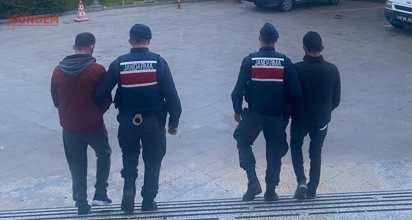 Seydikemer Jandarma ekipleri kablo hırsızlarını yakaladı