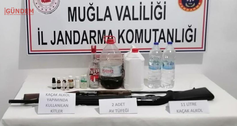 Seydikemer’de sahte alkol operasyonu