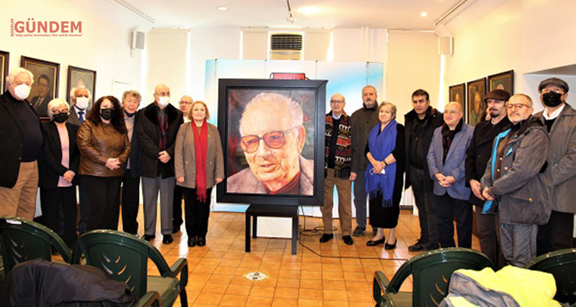 TGC Basın Müzesi’ne Yaşar Kemal’in tablosu asıldı