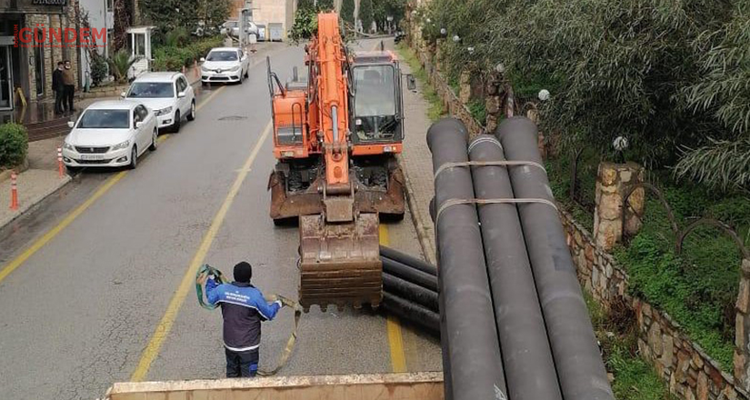 Bodrum’da İçme Suyu Hatları yenileniyor