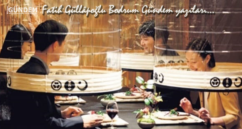 Japon İşi Restoran Maskesi