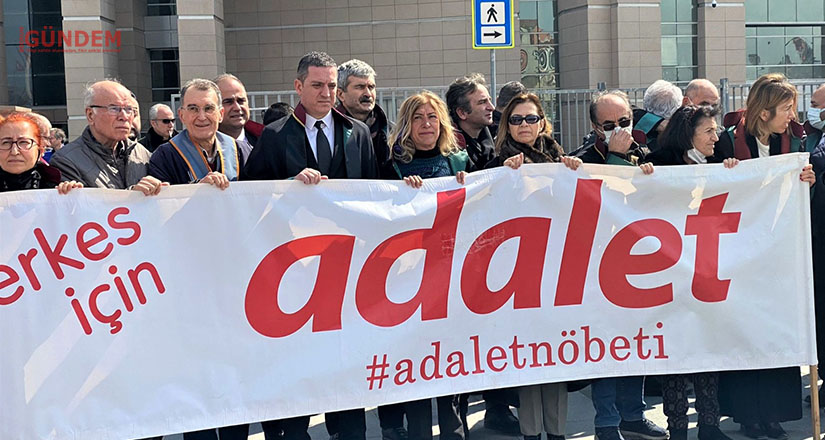 Türkiye Baro Başkanı Sağkan, 104. Adalet Nöbetine Katıldı