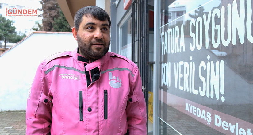 Yemeksepeti moto kuryesi mücadeleye çağırıyor